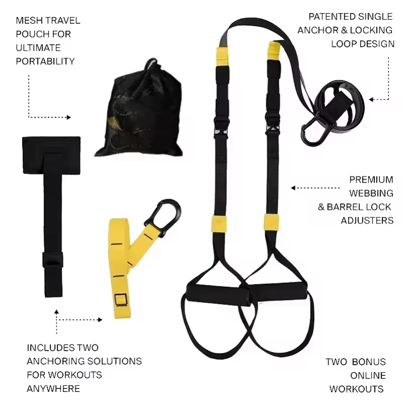 Suspension Trainer Trx - Pasek do treningu w zawieszeniu, fitness,