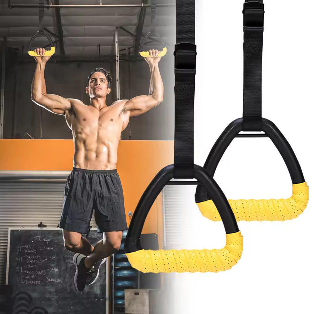 Suspension Trainer Trx - Regulowane pierścienie do ćwiczeń z zawieszeniem,