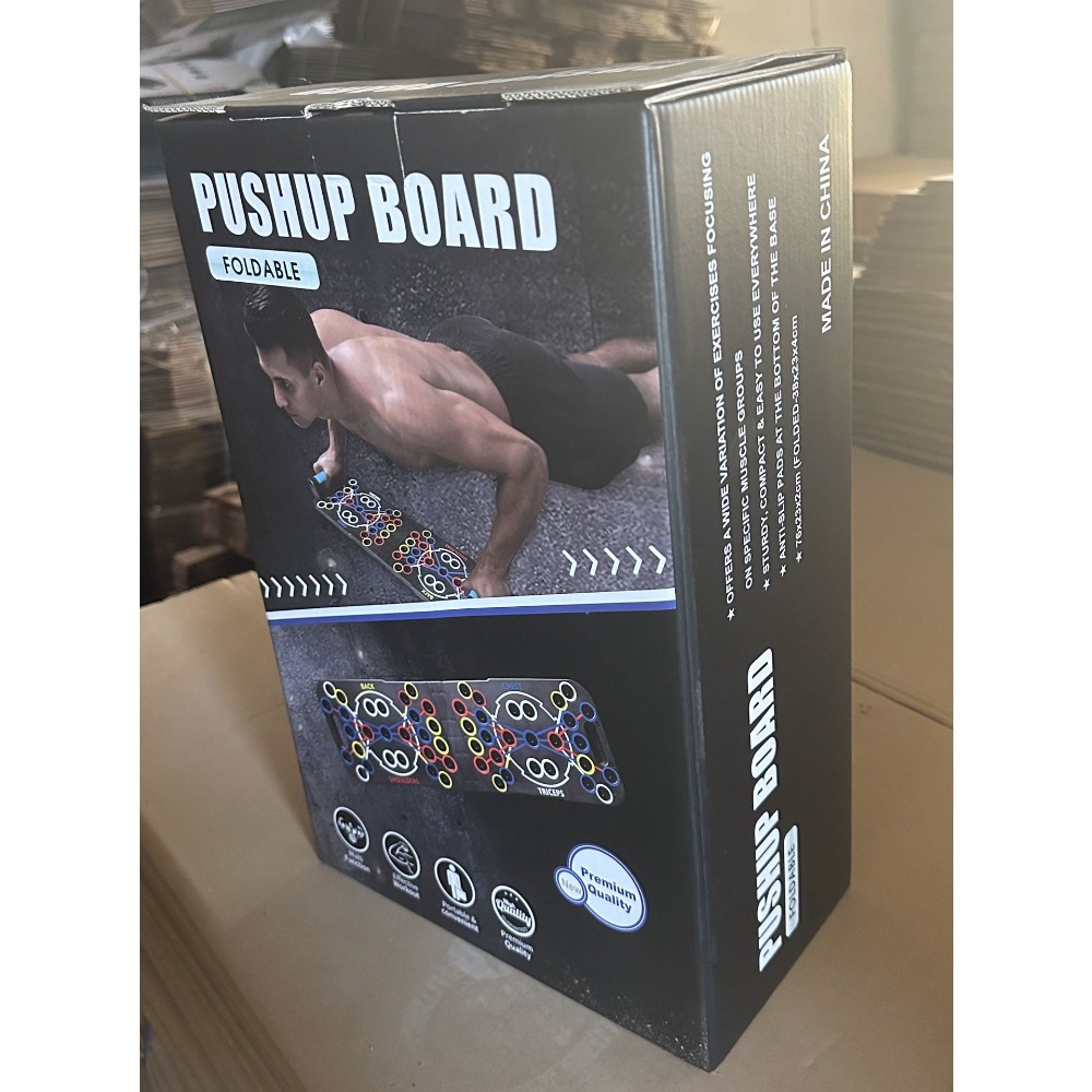 Push Up Board - Stojak do pompek z 54 otworami,