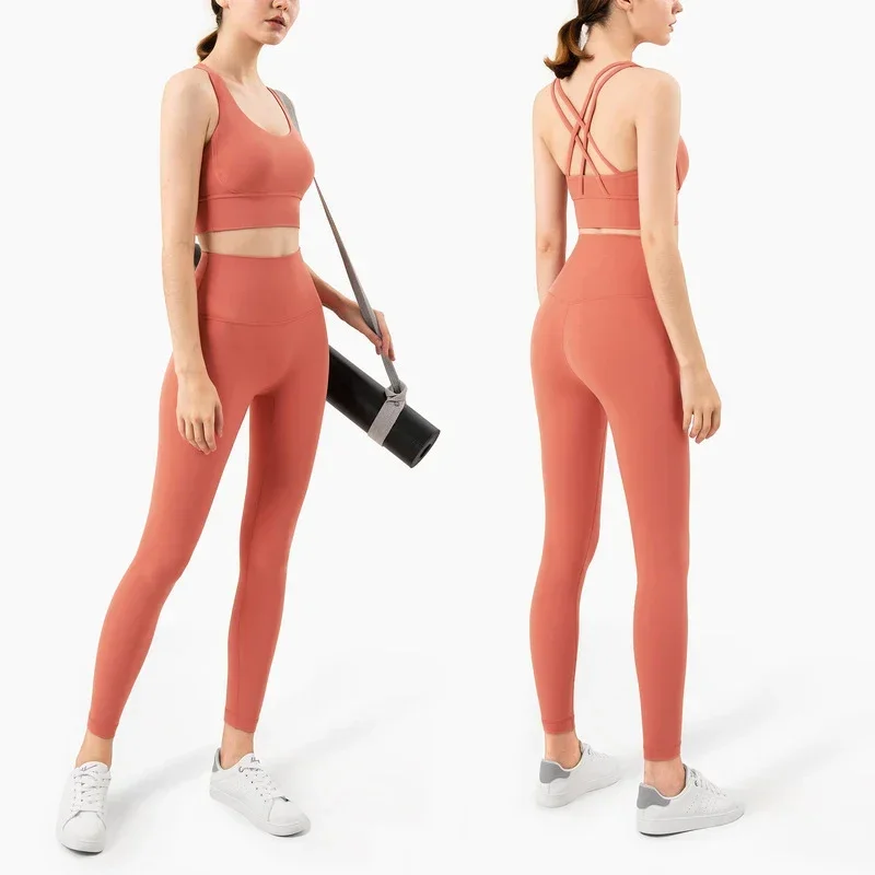 Yoga Fitness Zumba - Damskie dwuczęściowe zestawy do jogi w
