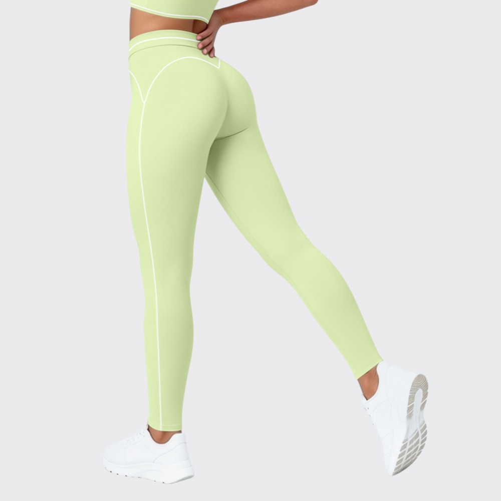 Yoga Fitness Workout - Legginsy sportowe z wysokim stanem damskie