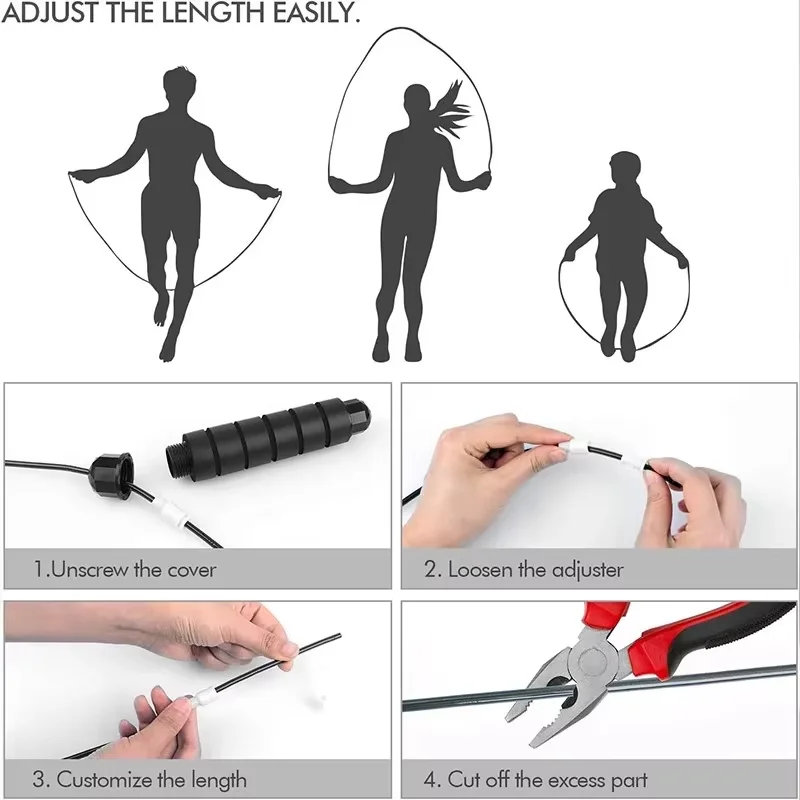 Regulowana skakanka ze stalowy – Speed Skipping Rope recenzja i cena
