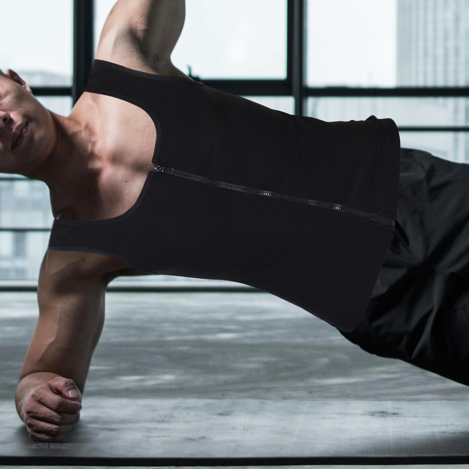 Męska kamizelka kompresyjna z  – Yoga Fitness Workout recenzja i cena
