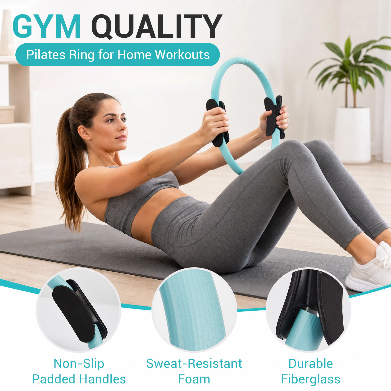 Zestaw do ćwiczeń pilatesu, pi – Pilates Ring Circle recenzja i cena