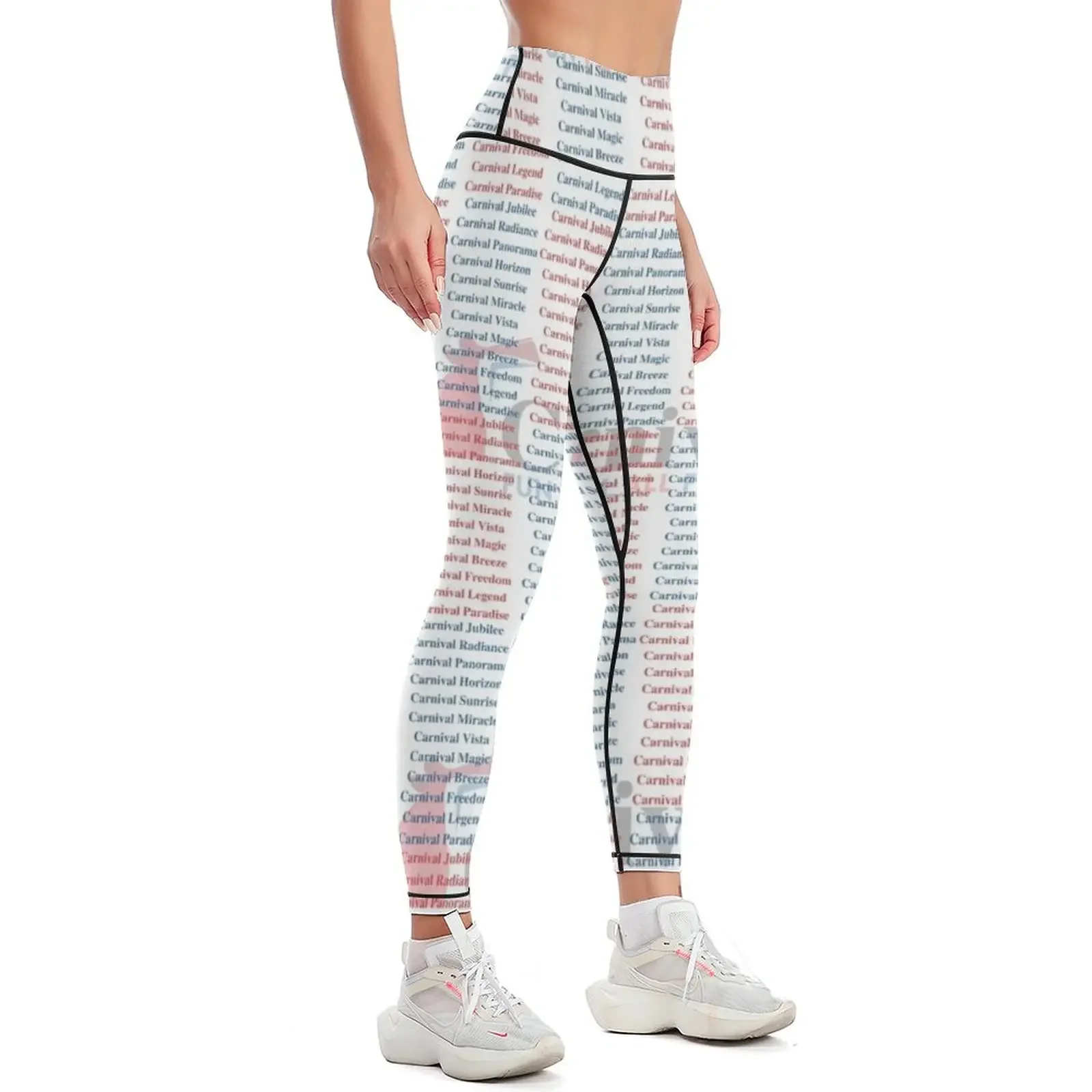 Legginsy Carnival Ship Names,  – Yoga Fitness Name recenzja i cena