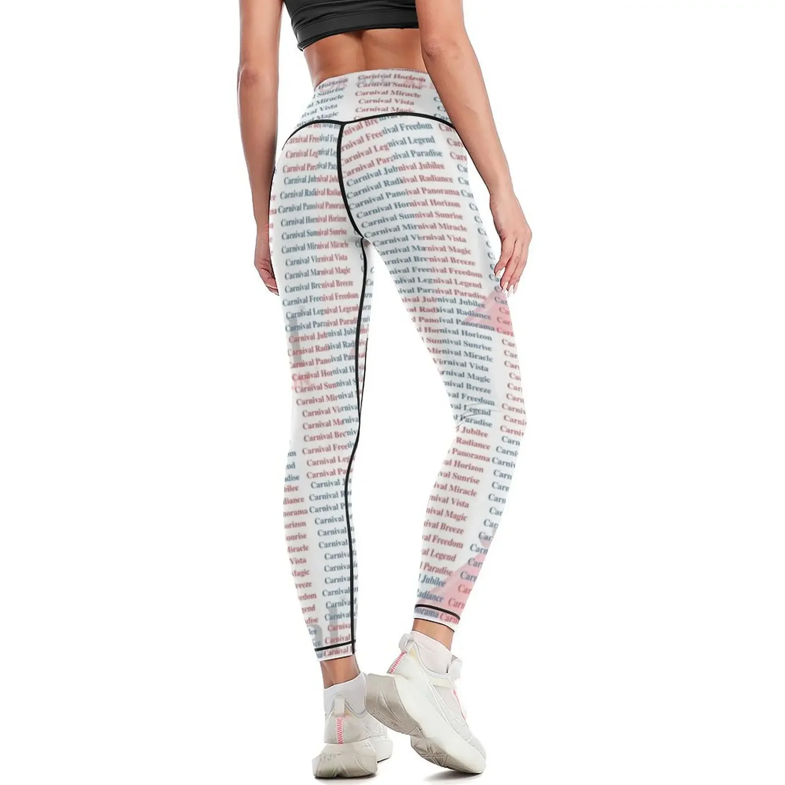 Legginsy Carnival Ship Names,  – Yoga Fitness Name recenzja i cena